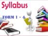 SYLLABUS FOR SECONDARY SCHOOLS FORM 1 - 4