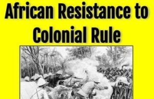 THE DEFEAT OF AFRICAN RESISTANCES AFRICAN REACTION TOWARDS COLONIAL RULE African Resistance