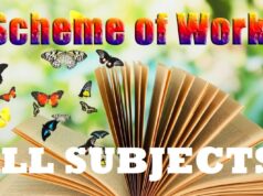 SCHEMES OF WORK ALL SUBJECTS 2022