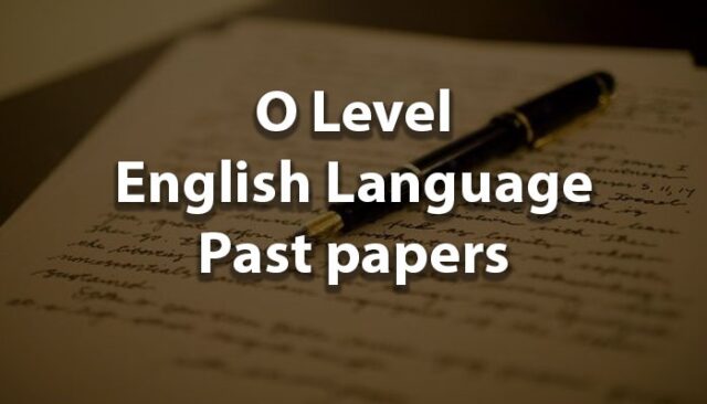 English Language Past Papers for Form Four