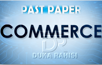 Commerce Past Papers For Form Six