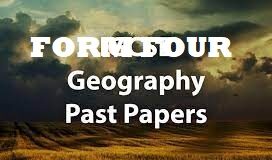 Geography Past Papers Form Four