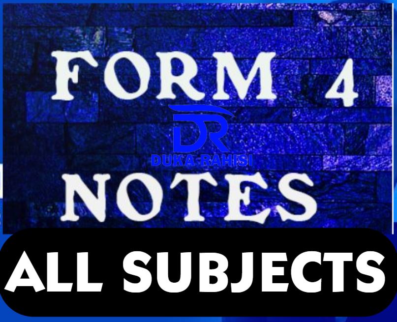 Form Four Full Notes All Subjects