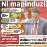 Magazeti Ya Leo Newspapers Headlines May 18 2022