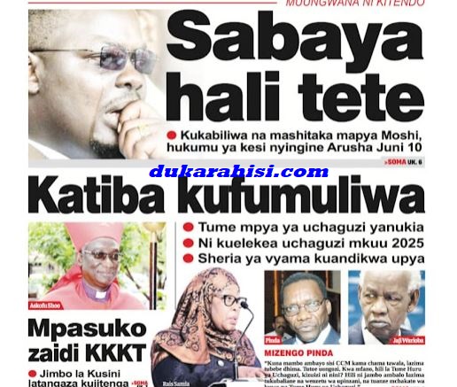Magazeti Ya Leo Today Newspapers June 1 2022 2022 Nje Ya Tanzania.