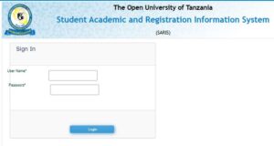 Open University Of Tanzania OUT Online Application System