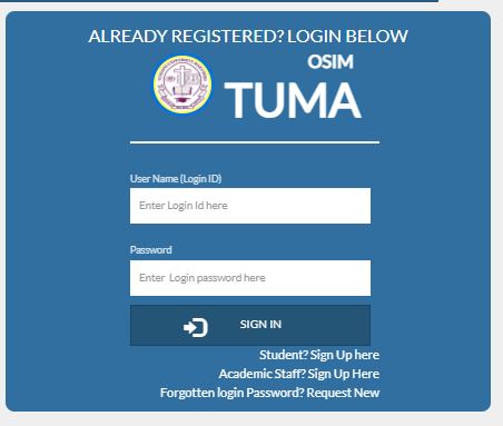 TURDACO Selected Applicants Waliochaguliwa 2022 TUMAINI University Online Application System | Apply Now