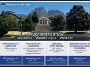 UCT University of Cape Town Application For 2023