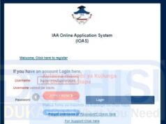 IAA Online Application System 2022/2023 Apply Now