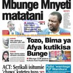 Magazeti Ya Leo Tanzania September 13 2022 | Newspapers