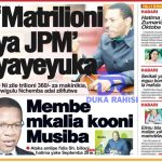 Magazeti Ya Leo Tanzania September 24 2022 | Newspapers