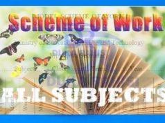 SCHEMES OF WORK FOR PRIMARY AND SECONDARY SCHOOLS