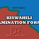 Kiswahili New Examination Format Csee 2023