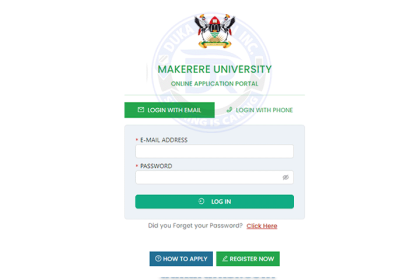 Makerere University Online Application Procedures 2024/2025 Makerere University Online Application Portal - Uganda Makerere University How To Apply Online - Uganda