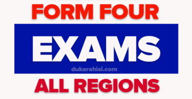 Form Four Exams With Marking Schemes (Answers) - Joints, Mock & Pre-National