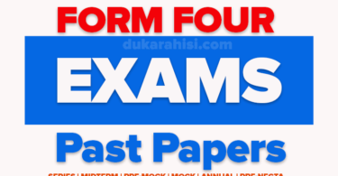 Dodoma Form Four Regional Proficiency Test 2024 With Marking Scheme, LUQMAN ISLAMIC Form Four Special Exams February 2025