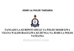 Call For Work Tanzania Police Force (Walioitwa Kwenye Mafunzo) 2025