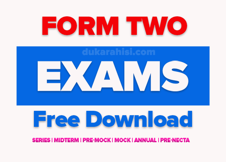 SONGEA DC FORM TWO PRE- MOCK EXAMINATIONS 2026 WITH MARKING SCHEMES, BUMBULI DC FORM TWO MIDTERM ASSESMENT 2026 WITH MARKING SCHEMES